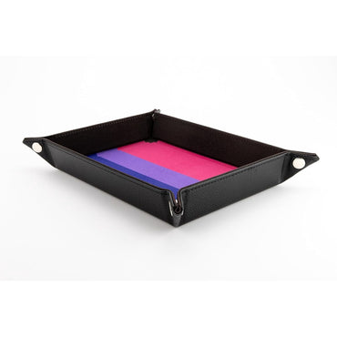 Fanroll: Pride Fold Up Velvet Dice Tray: Bisexual