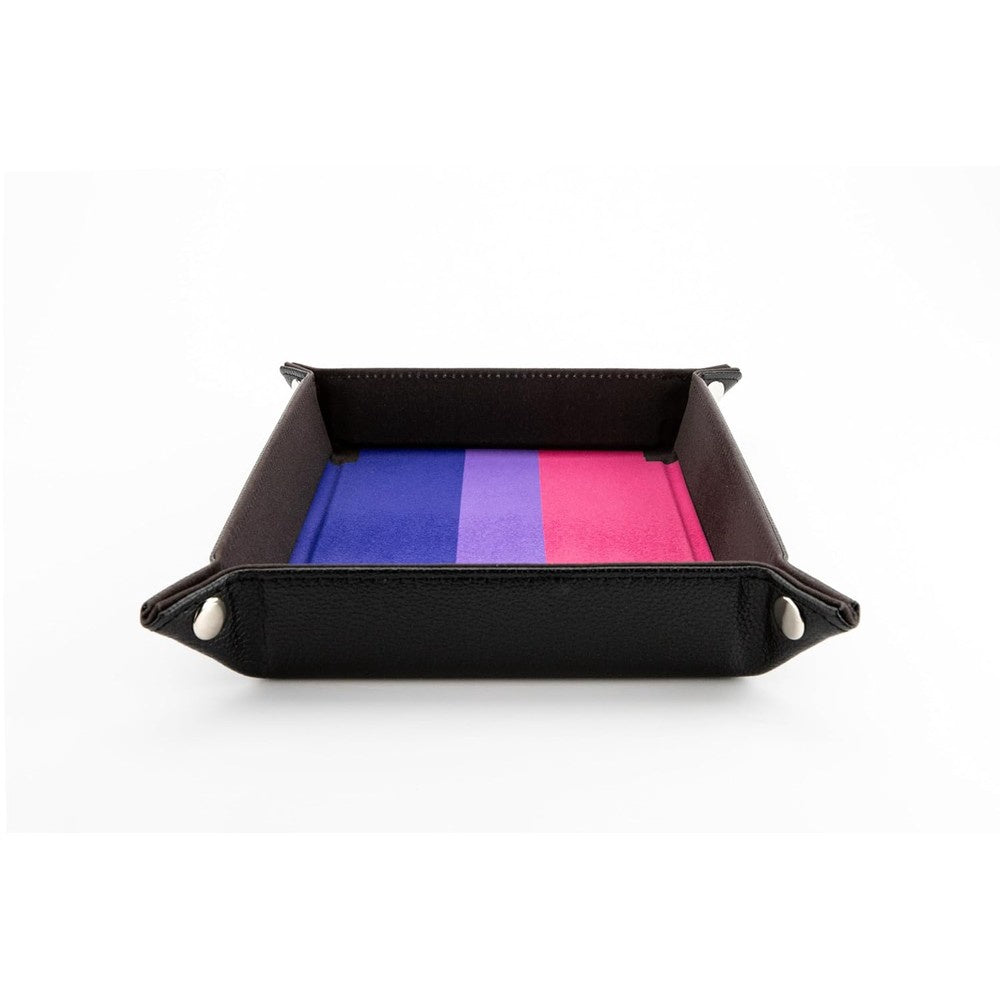 Fanroll: Pride Fold Up Velvet Dice Tray: Bisexual