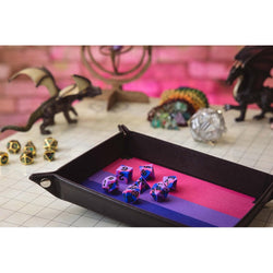 Fanroll: Pride Fold Up Velvet Dice Tray: Bisexual