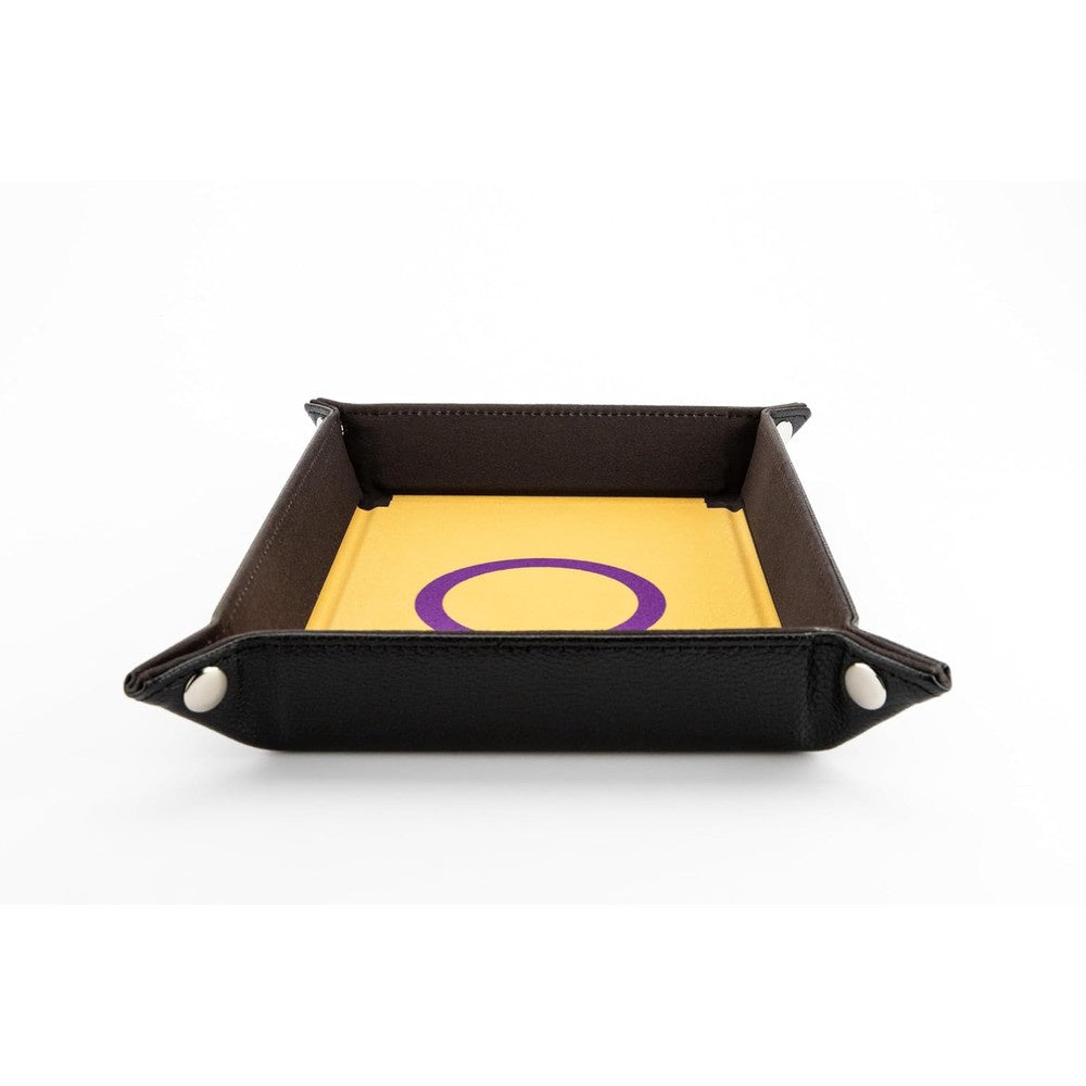 Fanroll: Pride Fold Up Velvet Dice Tray: Intersex