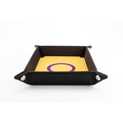 Fanroll: Pride Fold Up Velvet Dice Tray: Intersex