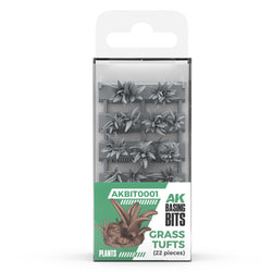 AKBIT0001 AK Interactive - Basing Bits - Grass Tufts - 22 Pieces