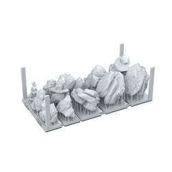 AKBIT0003 AK Interactive - Basing Bits - Rocks & Tors - 12 Pieces