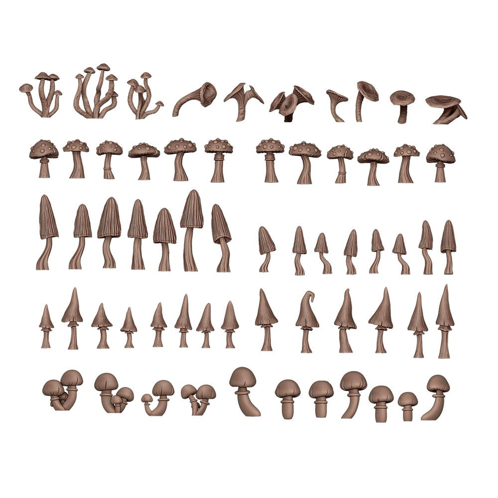 AKBIT0005 AK Interactive - Basing Bits - Forest Mushrooms - 63 Pieces