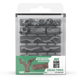 AKBIT0006 AK Interactive - Basing Bits - Dead Tree Basing - 17 Pieces