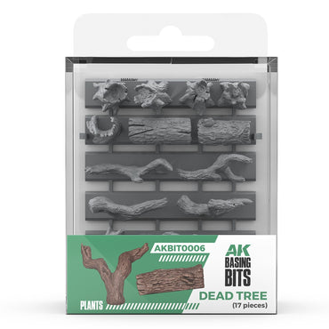 AKBIT0006 AK Interactive - Basing Bits - Dead Tree Basing - 17 Pieces