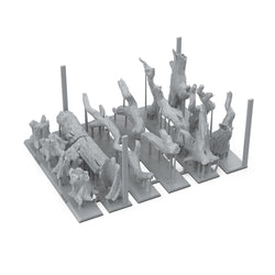 AKBIT0006 AK Interactive - Basing Bits - Dead Tree Basing - 17 Pieces