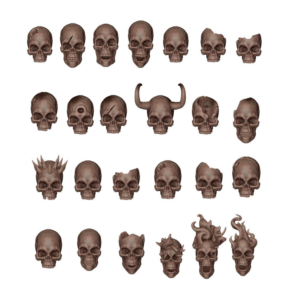 AKBIT0009 AK Interactive - Basing Bits - Skulls - 72 Pieces