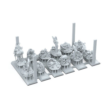 AK Interactive - Basing Bits - Bones Remains - 12 Pieces