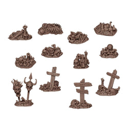 AK Interactive - Basing Bits - Bones Remains - 12 Pieces