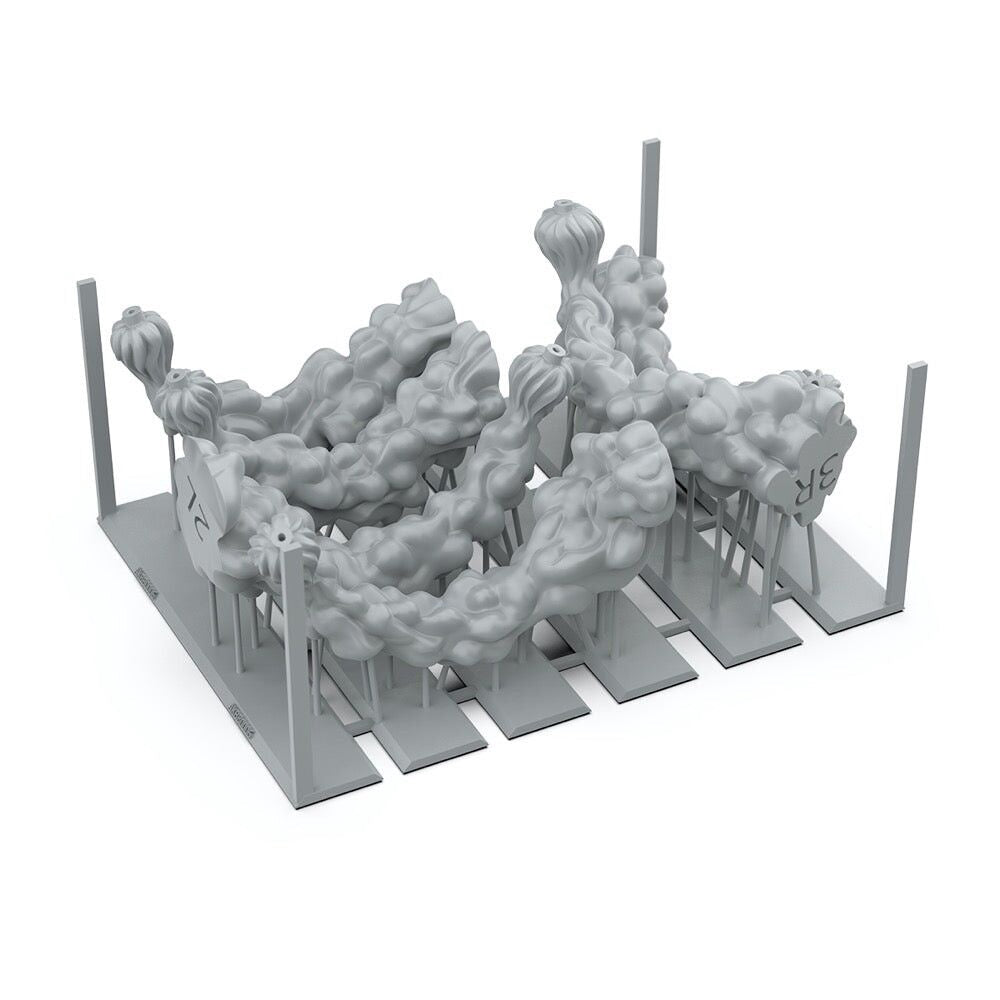 AK Interactive - Basing Bits - Jump-Pack Trail Fx - 6 Pieces
