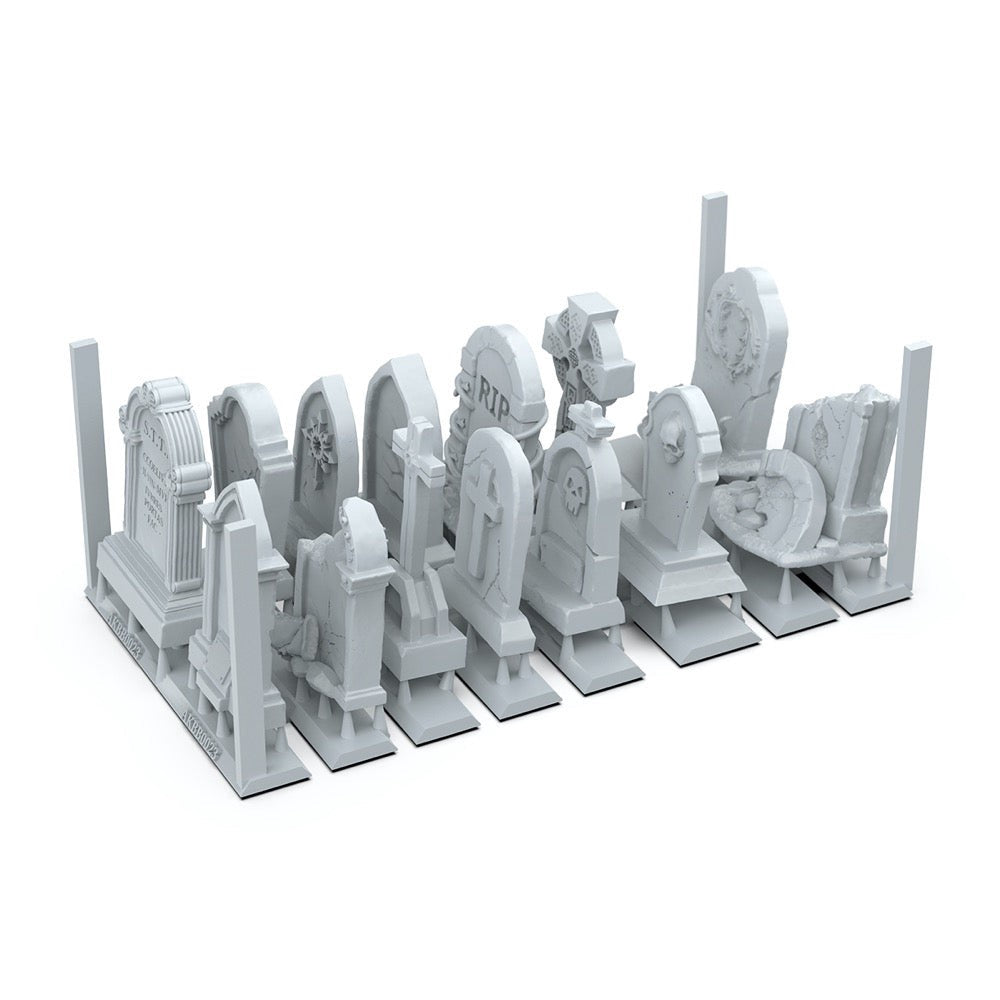 AKBIT0021 AK Interactive - Basing Bits - Tombstones - 14 Pieces