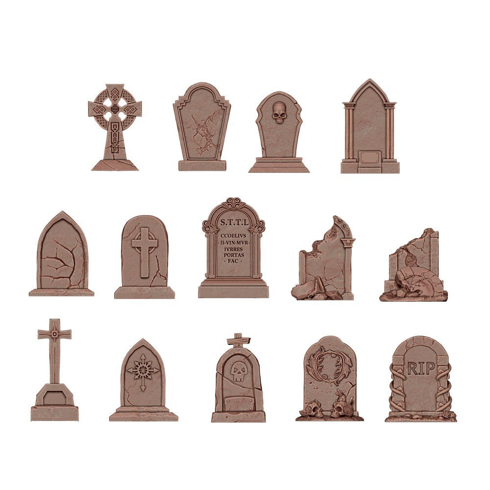 AKBIT0021 AK Interactive - Basing Bits - Tombstones - 14 Pieces