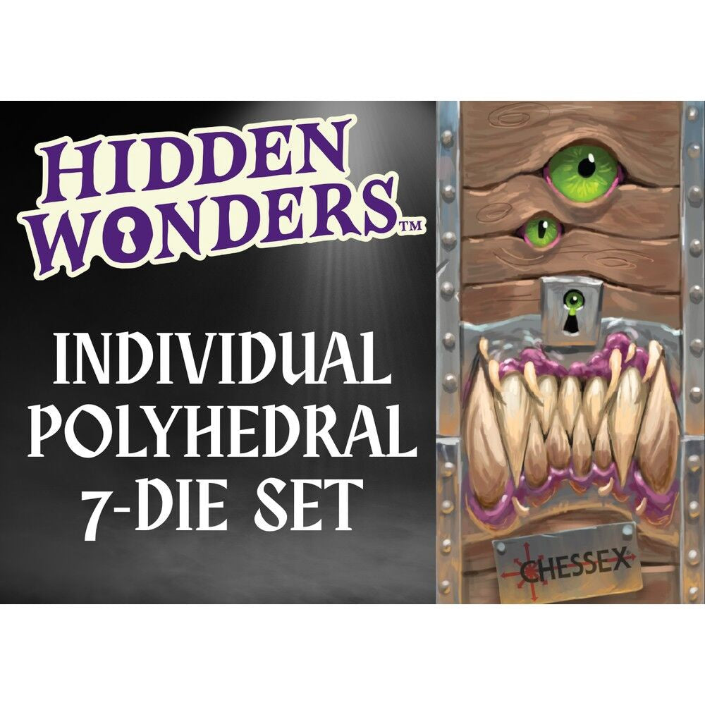 CHX 38000 Hidden Wonders Assorted 7-Die Polyhedral Set