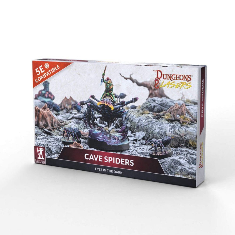 Dungeons & Lasers: Miniatures - Cave Spiders