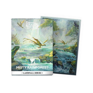 Dragon Shield: Sleeves – Matte Dual Art – MTG Landfall Series: Misty Rainforest