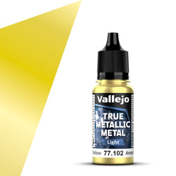 Vallejo - True Metallic Metal - Radiant Yellow 18ml (Light)
