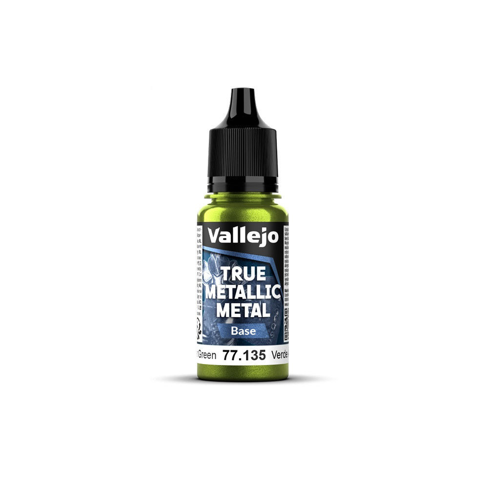 Vallejo - True Metallic Metal - Amber Green 18ml (Base)