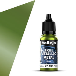 Vallejo - True Metallic Metal - Amber Green 18ml (Base)