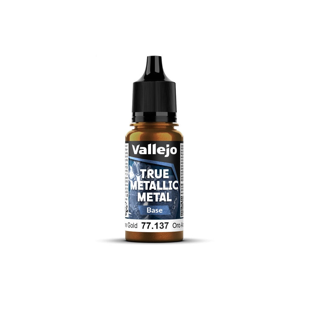 Vallejo - True Metallic Metal - Arcane Gold 18ml (Base)