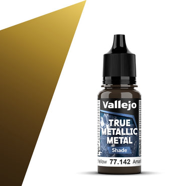 Vallejo - True Metallic Metal - Radiant Yellow 18ml (Shade)