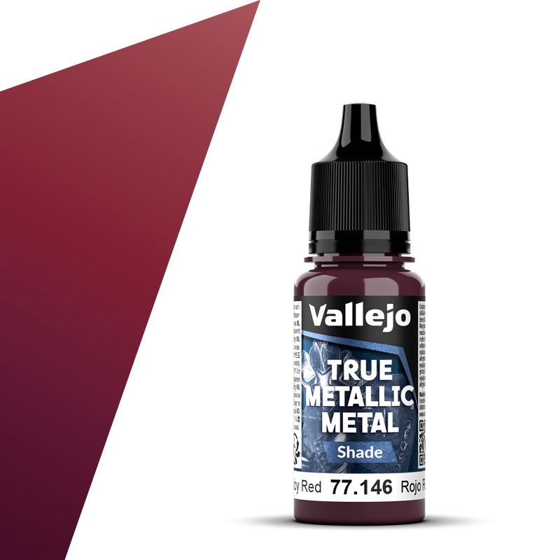 Vallejo - True Metallic Metal - Ruby Red 18ml (Shade)