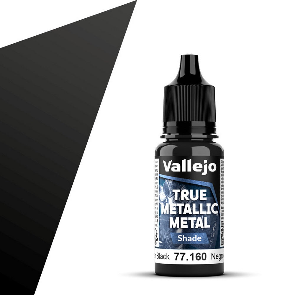 Vallejo - True Metallic Metal - Obsidian Black 18ml (Shade)