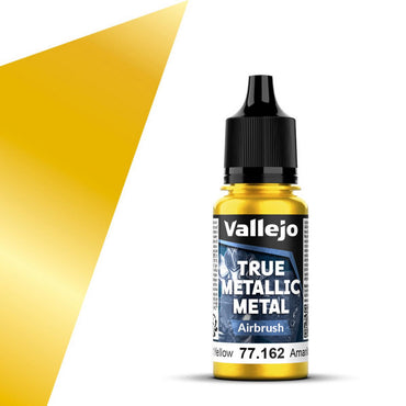 Vallejo - True Metallic Metal - Radiant Yellow 18ml (Airbrush)