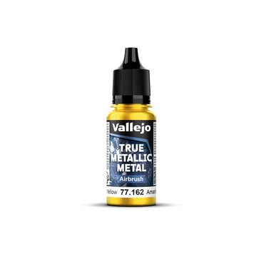 Vallejo - True Metallic Metal - Radiant Yellow 18ml (Airbrush)