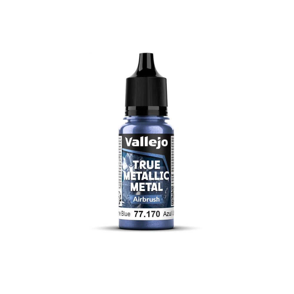 Vallejo - True Metallic Metal - Ultramarine Blue 18ml (Airbrush)