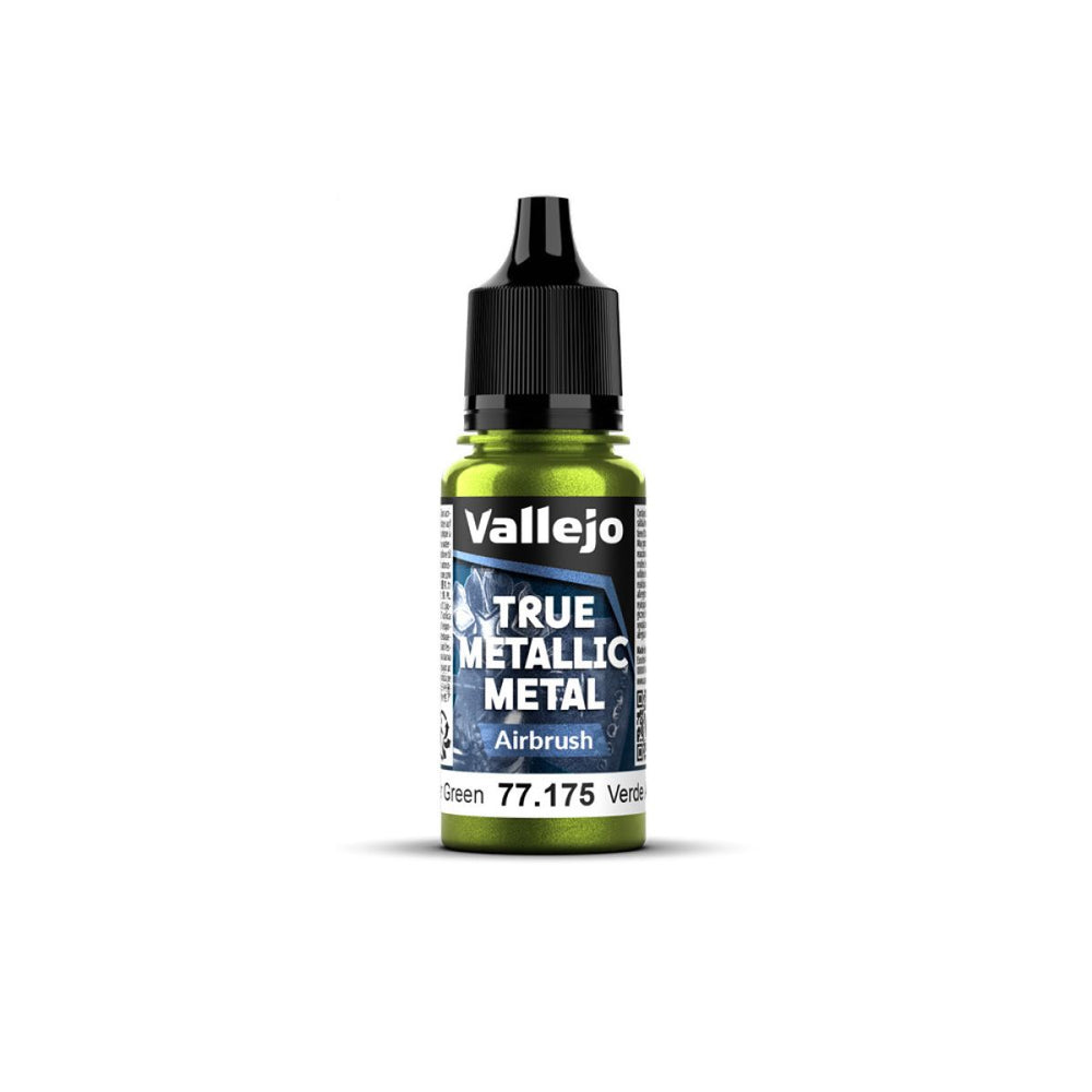 Vallejo - True Metallic Metal - Amber Green 18ml (Airbrush)