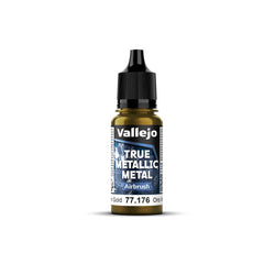 Vallejo - True Metallic Metal - Greenish Gold 18ml (Airbrush)