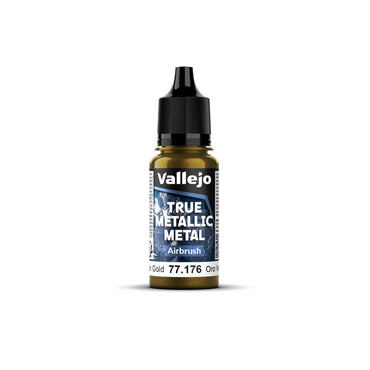 Vallejo - True Metallic Metal - Greenish Gold 18ml (Airbrush)