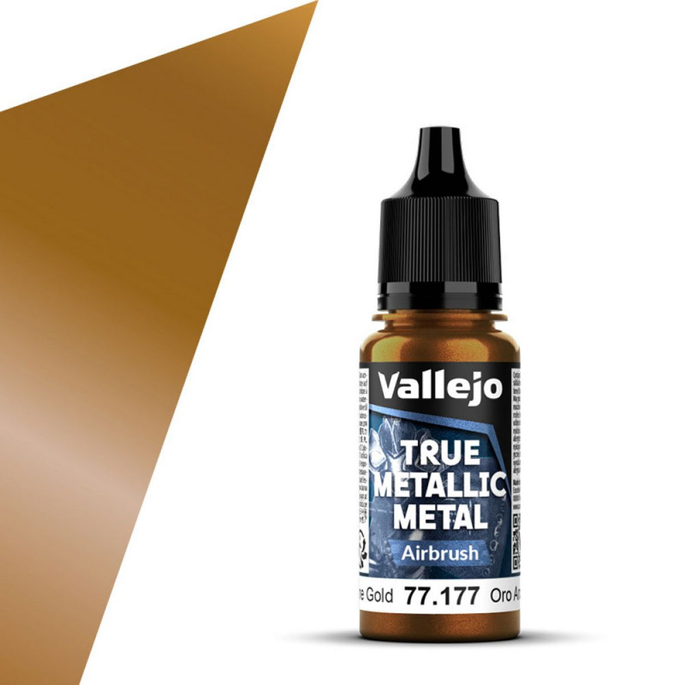Vallejo - True Metallic Metal - Arcane Gold 18ml (Airbrush)