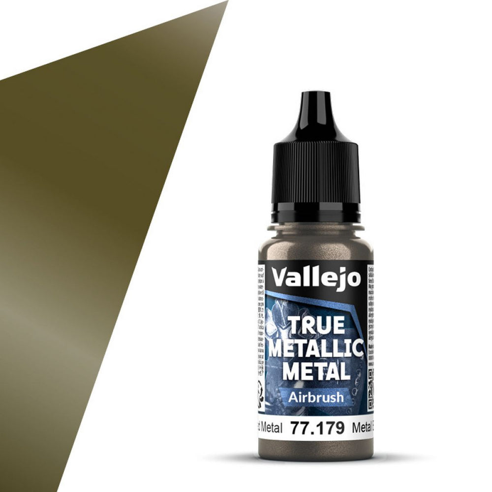 Vallejo - True Metallic Metal - Aged Metal 18ml (Airbrush)