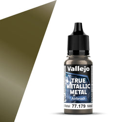 Vallejo - True Metallic Metal - Aged Metal 18ml (Airbrush)
