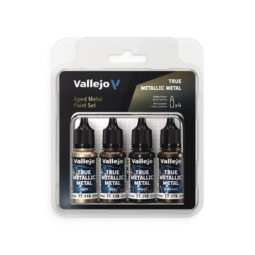 Vallejo - True Metallic Metal - Set - Aged Metal