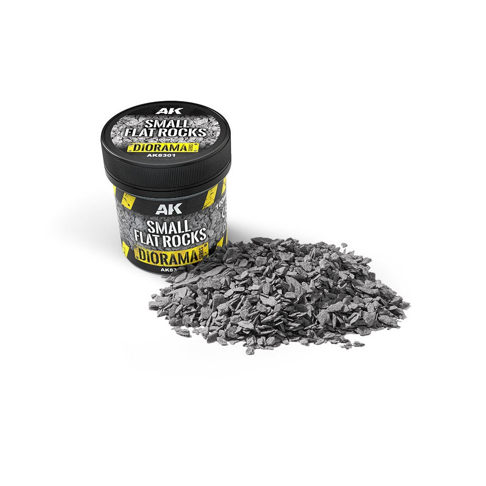 AK Interactive - Dioramas - Small Flat Rocks 100ml