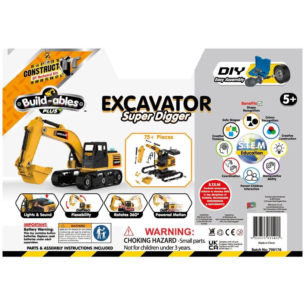 Puzzle - Build-Ables Plus - Excavator
