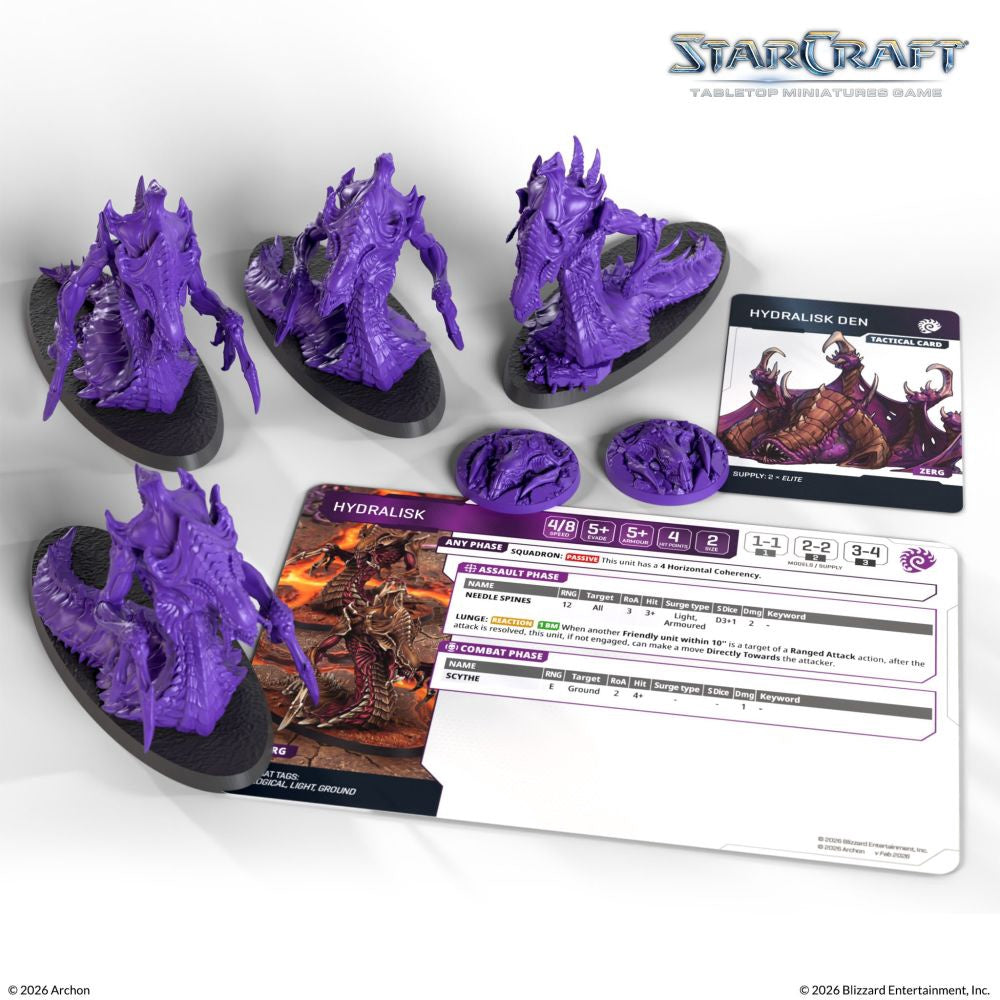 Starcraft Miniatures Games: Zerg - Hydralisk - Expansion Set