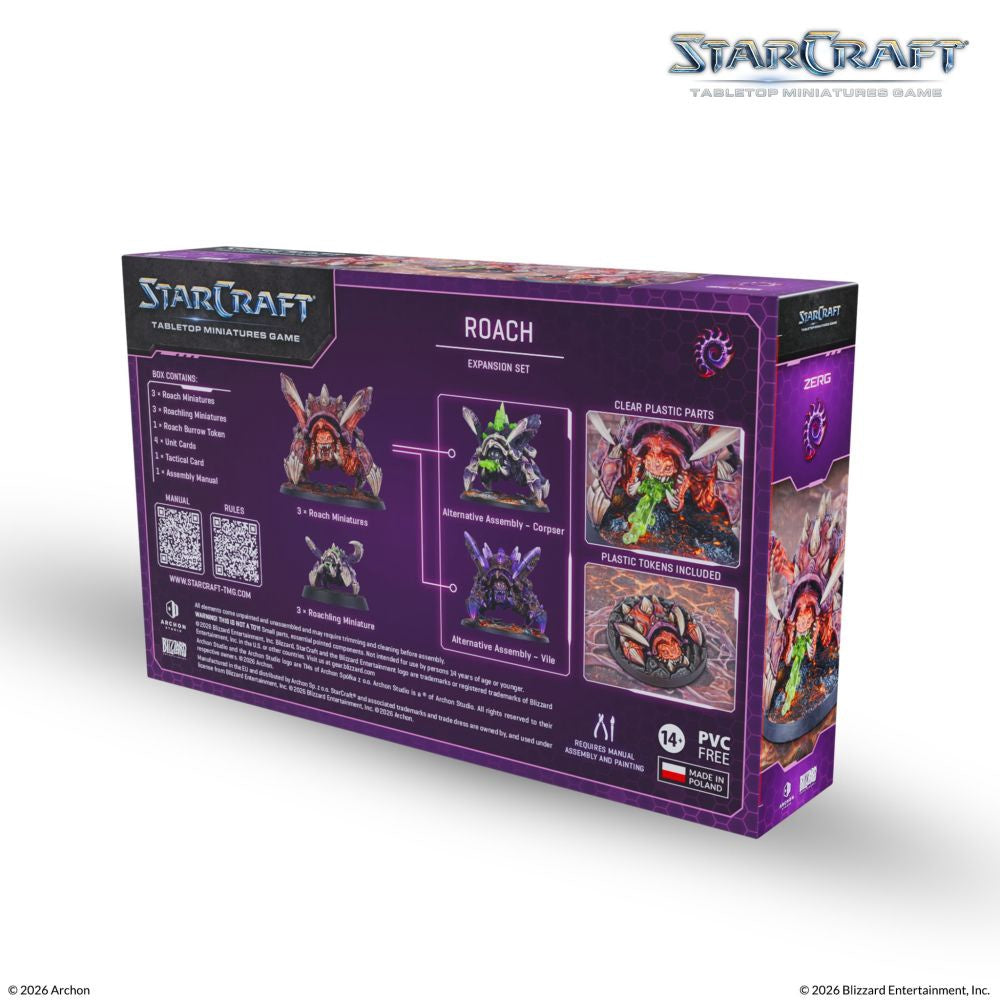 Starcraft Miniatures Games: Zerg - Roach - Expansion Set