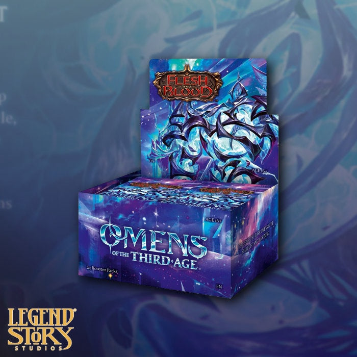 Flesh and Blood - Omens of the Third Age Booster Display