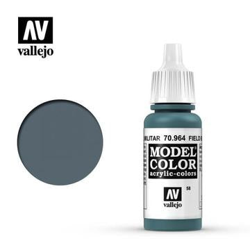 Vallejo Model Color: #173 - Field Blue - 18 ml Matt Acrylic Paint