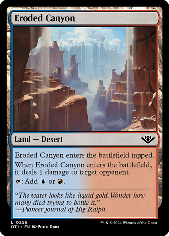 Eroded Canyon [Outlaws of Thunder Junction]