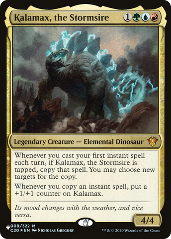 Kalamax, the Stormsire [The List]