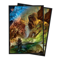 ULTRA PRO Magic: The Gathering - Bloomburrow 100ct Deck Protector Sleeves Black