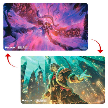 Final Fantasy Double Sided Playmat Premium, Emet-Selch, Unsundered / Hades, Sorcere of Eld (T)