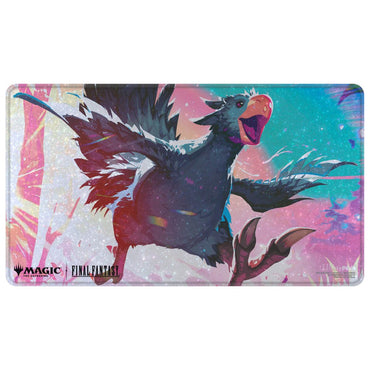 Final Fantasy Holofoil Playmat Premium, Black Chocobo (V)