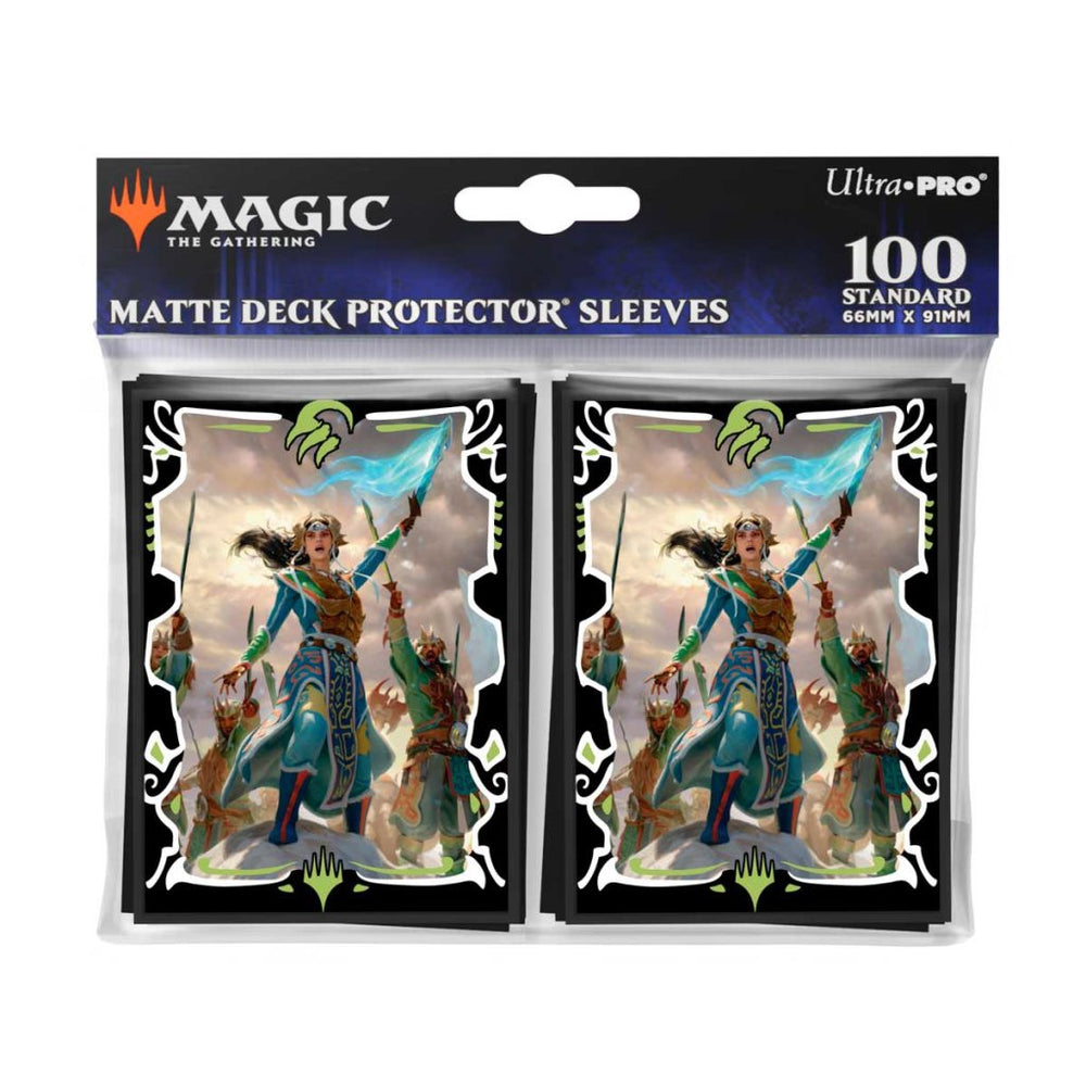 ULTRA PRO Magic: The Gathering - Tarkir Dragonstorm 100ct Deck Protector Sleeves Temur
