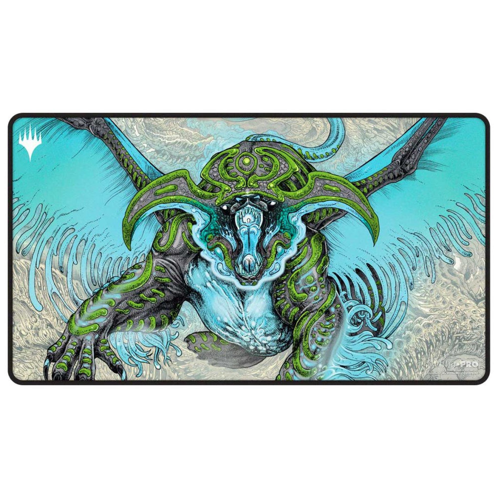 Magic: The Gathering – PLAYMAT- Tarkir Dragonstorm Black Stitched Playmat Temur